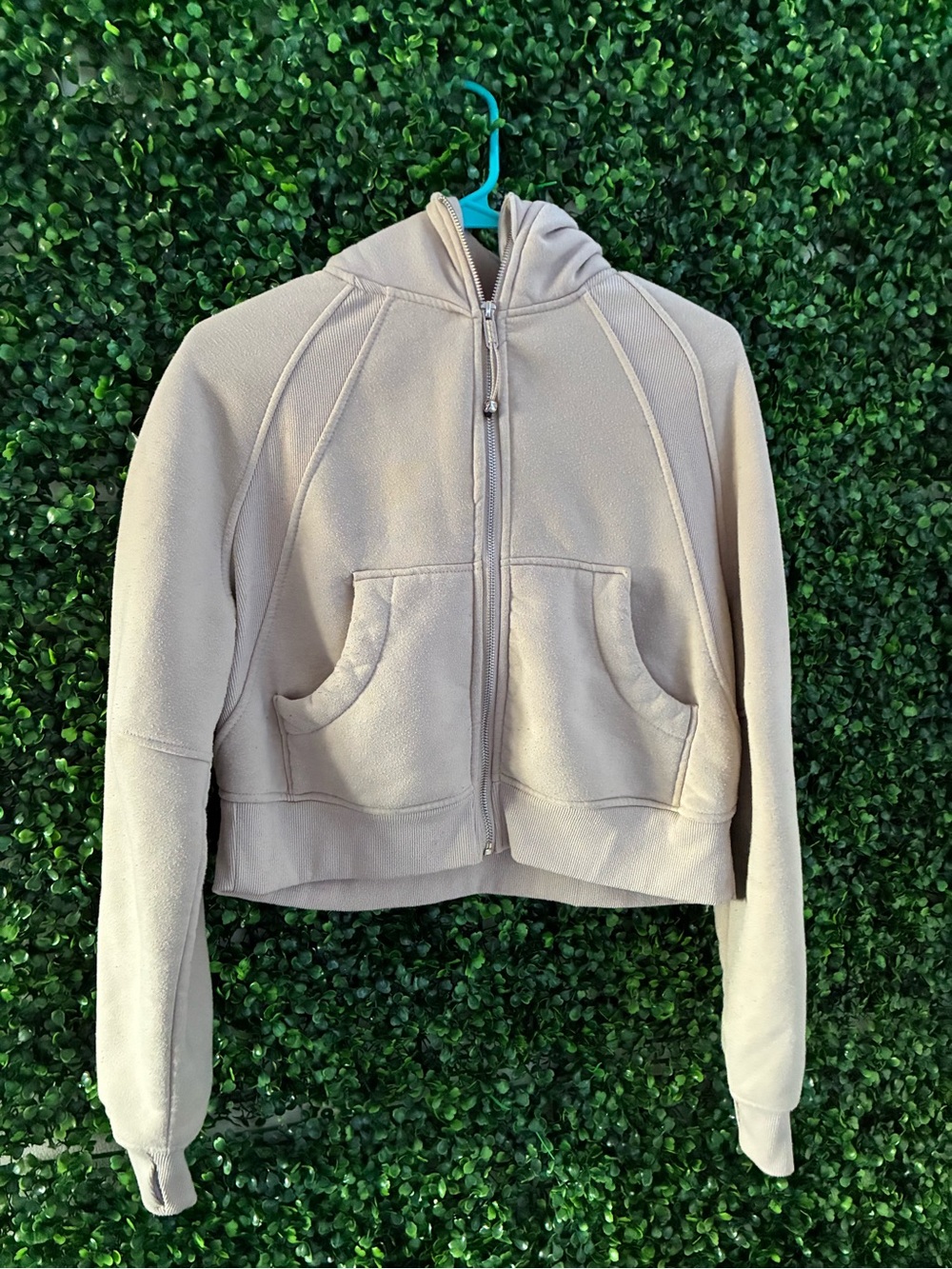 Urban Planet Taupe Zip-Up Hoodie Jacket